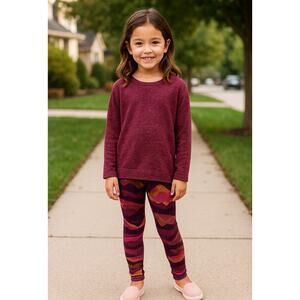 Smartwool Kids Small Purple Classic Thermal Merino Wool Base Layer Bottom K35-17